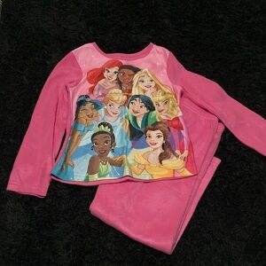 Disney Princess Pink Pajama Set for Kids